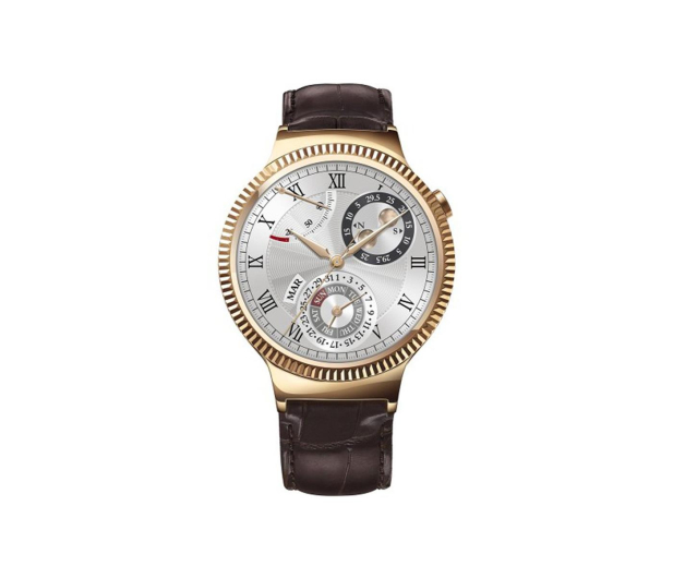 Huawei Watch Golden + Brown Leather - 285625 - zdjęcie 2